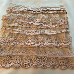 Crochet style skirt